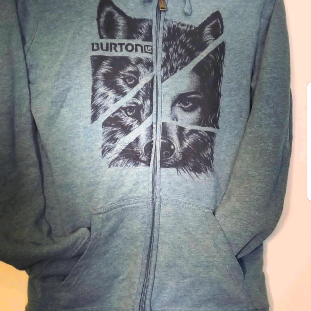 Burton zip up hoodie